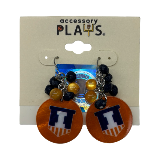 Earrings Dangle/Drop By Clothes Mentor In Blue & Orange