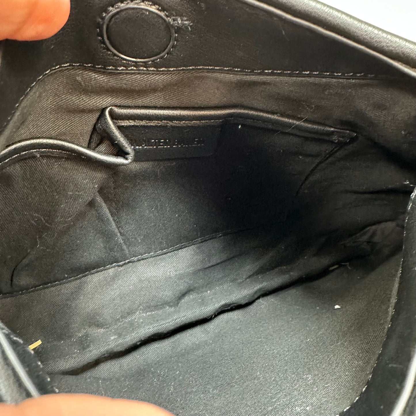 Maragaux Leather Handbag By Walter Baker, Size: Medium