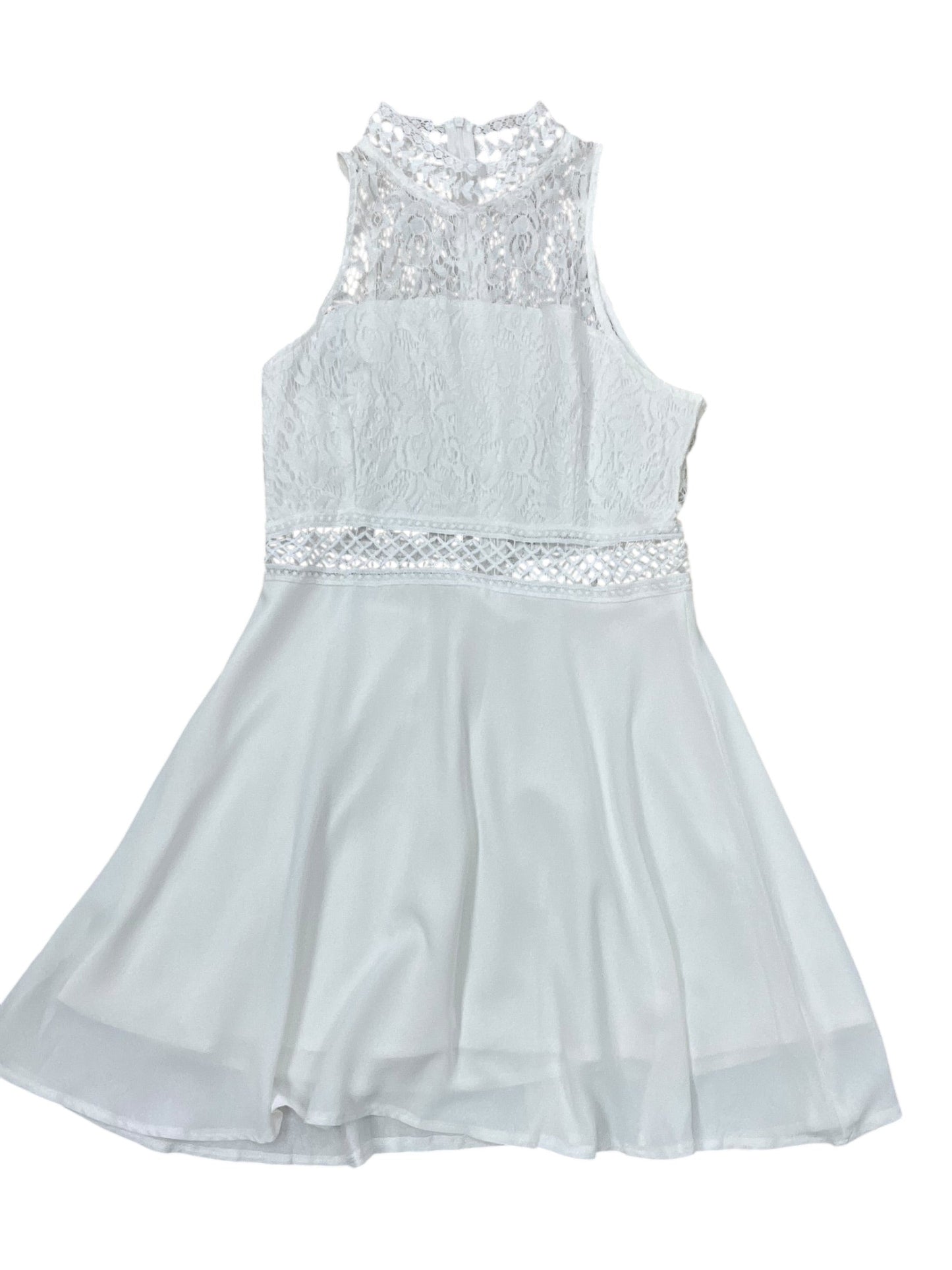 Dress Casual Midi By Merona In Black & White, Size:M