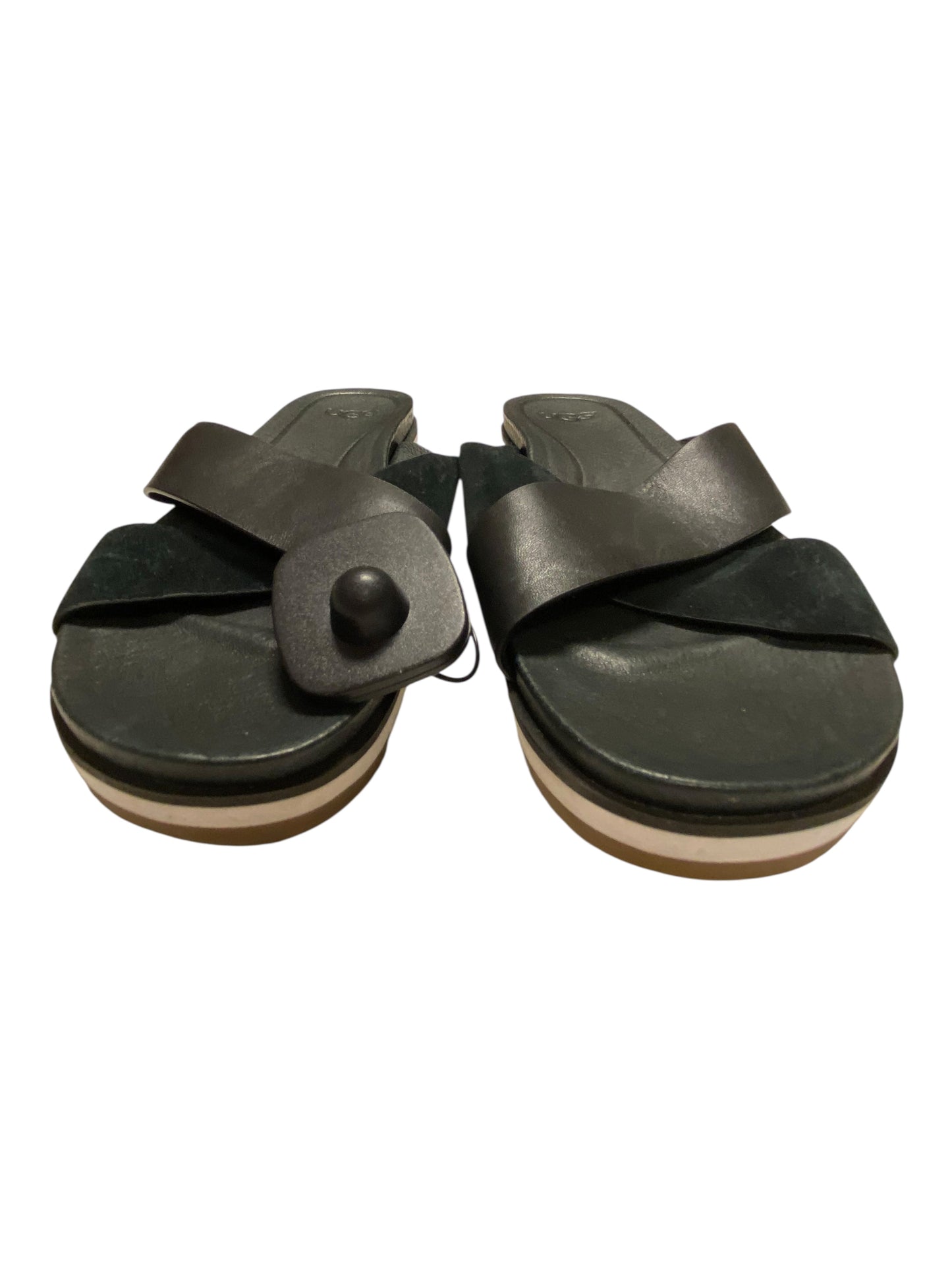 Sandals Designer By Ugg In Black, Size:6.5