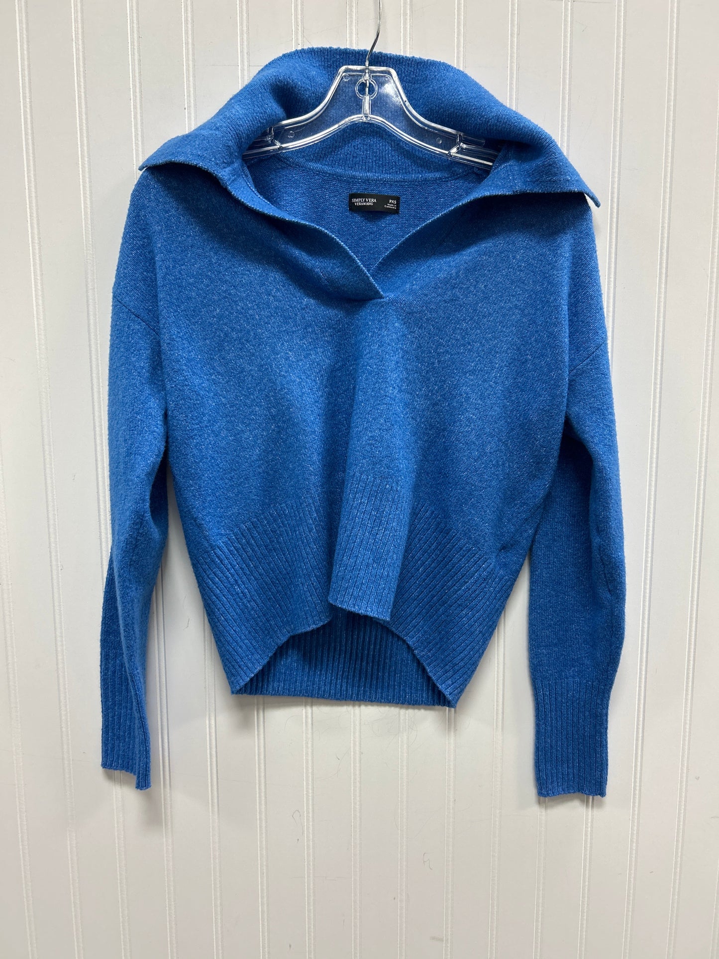 Sweater By Simply Vera In Blue, Size:Xsp