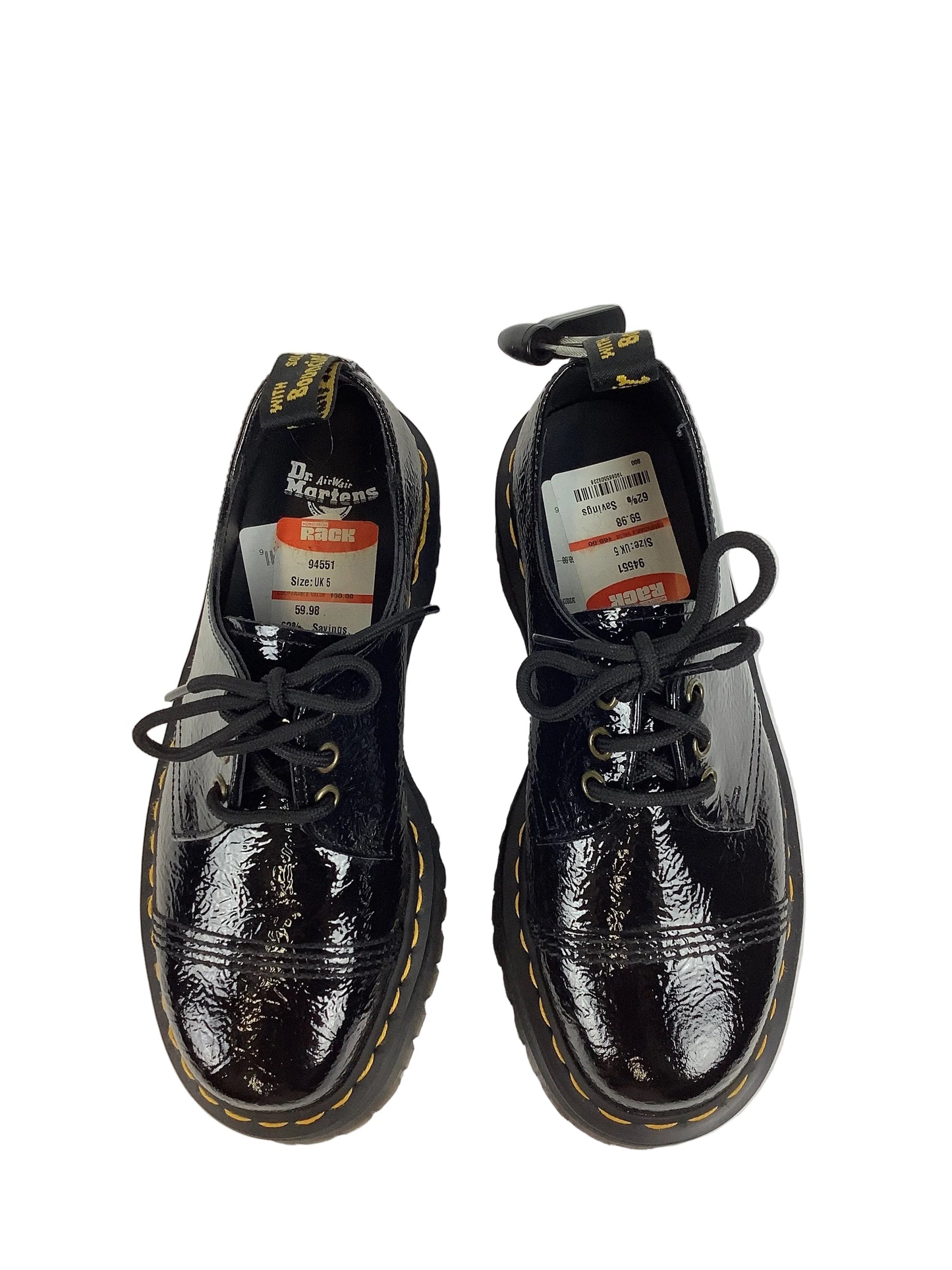 Shoes Heels Platform By Dr Martens In Black, Size: 6