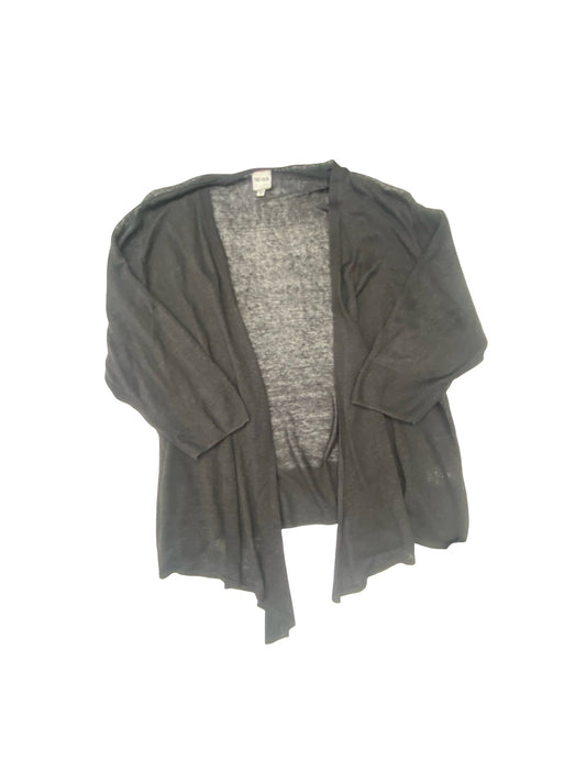 Sweater Cardigan By Nic + Zoe In Black, Size:1X