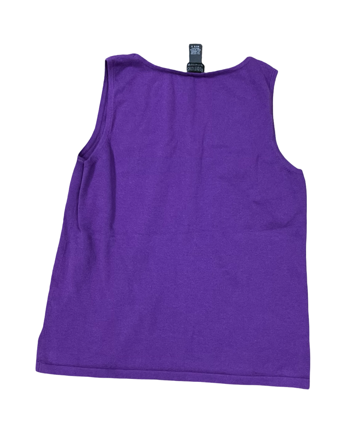 Top Sleeveless By Chicos In Purple, Size:2X