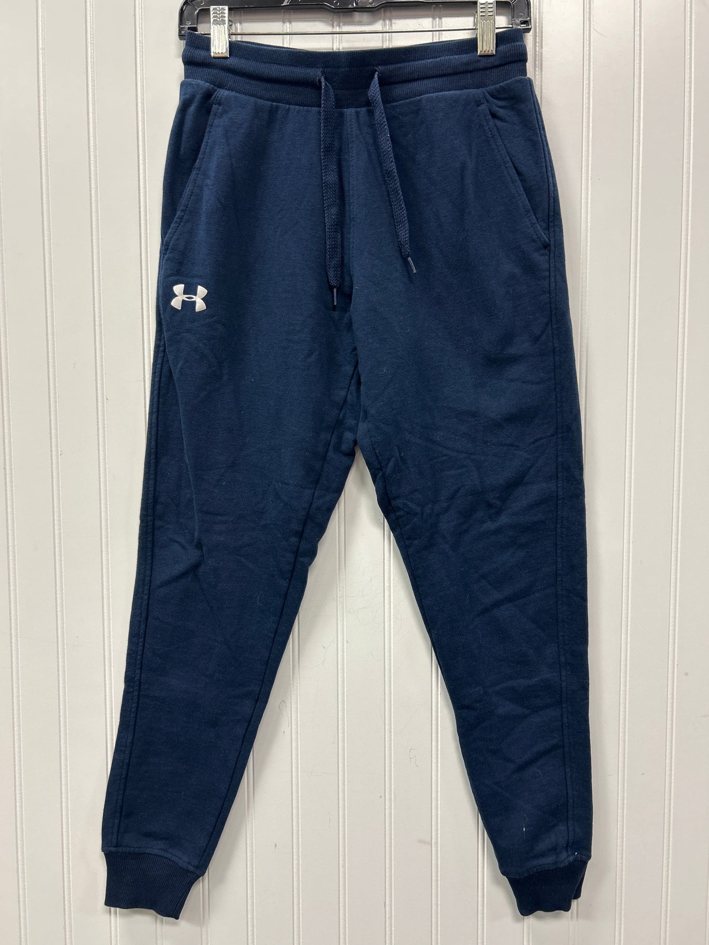 Athletic Pants By Under Armour In Navy, Size:S