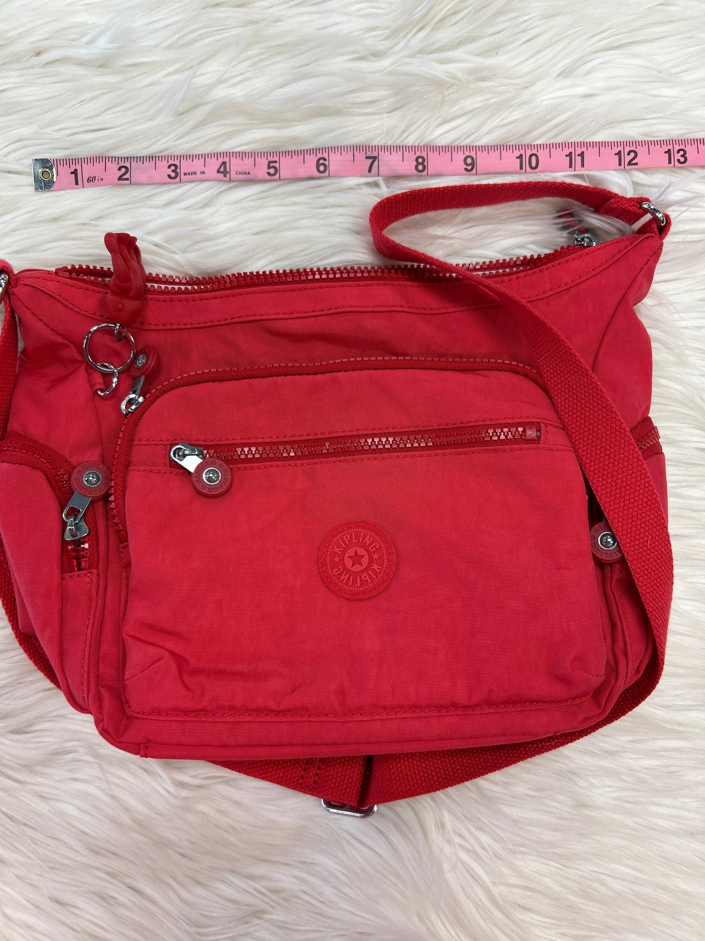 Crossbody By Kipling In Red, Size:Medium