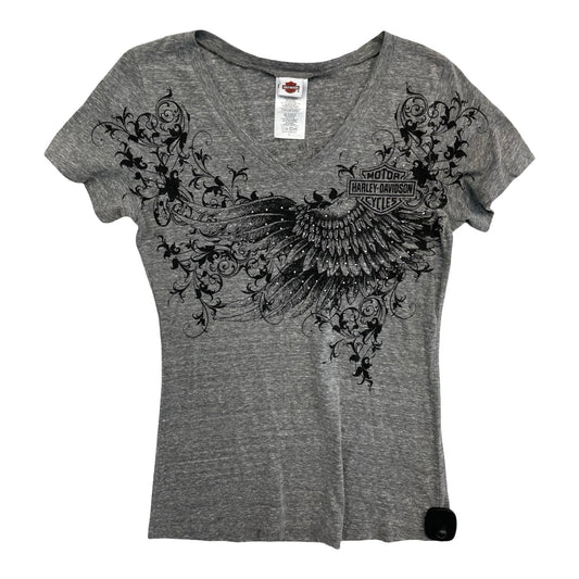 Top Ss Basic By Harley Davidson In Black & Grey, Size:M