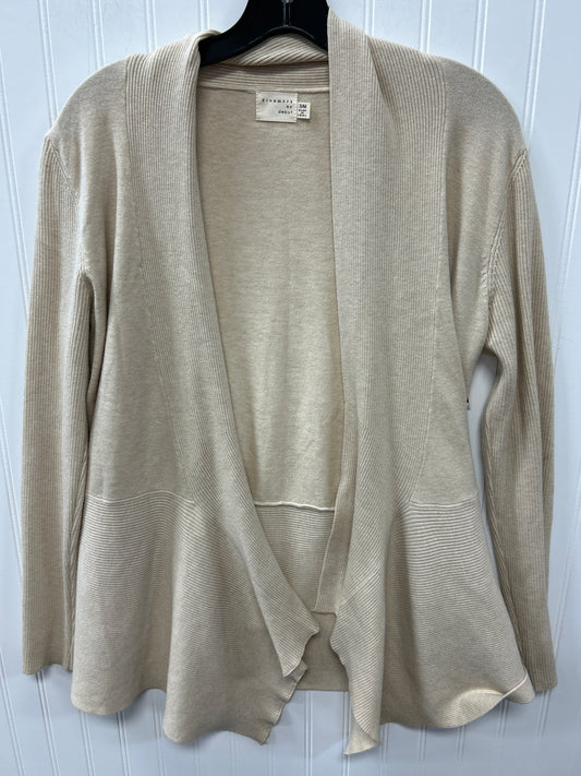 Sweater Cardigan By Dreamers In Cream, Size:M