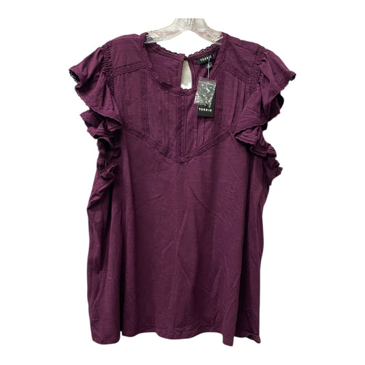 Top Ss By Torrid In Purple, Size:2X