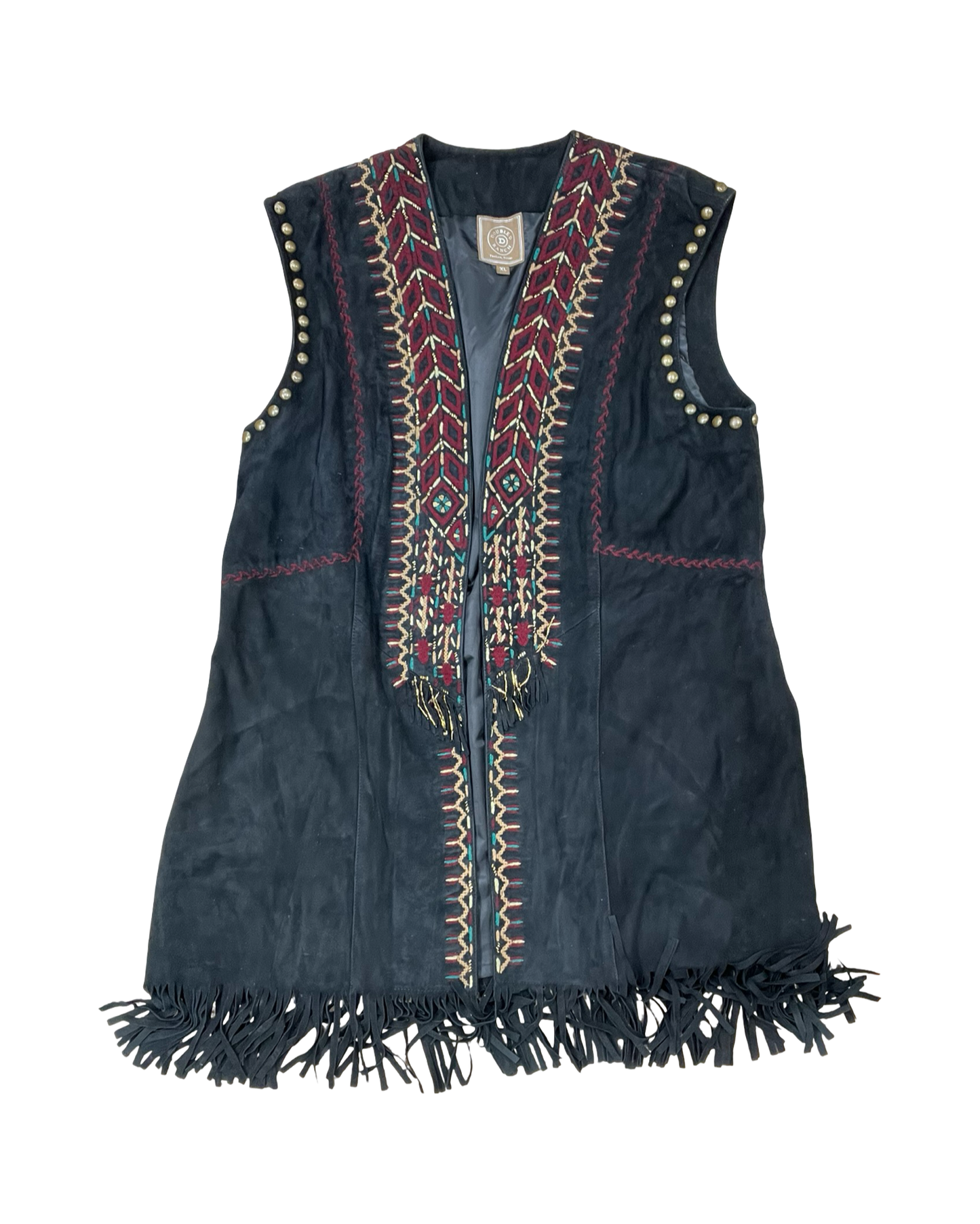 Vest Other By Double D Ranch In Black, Size:Xl