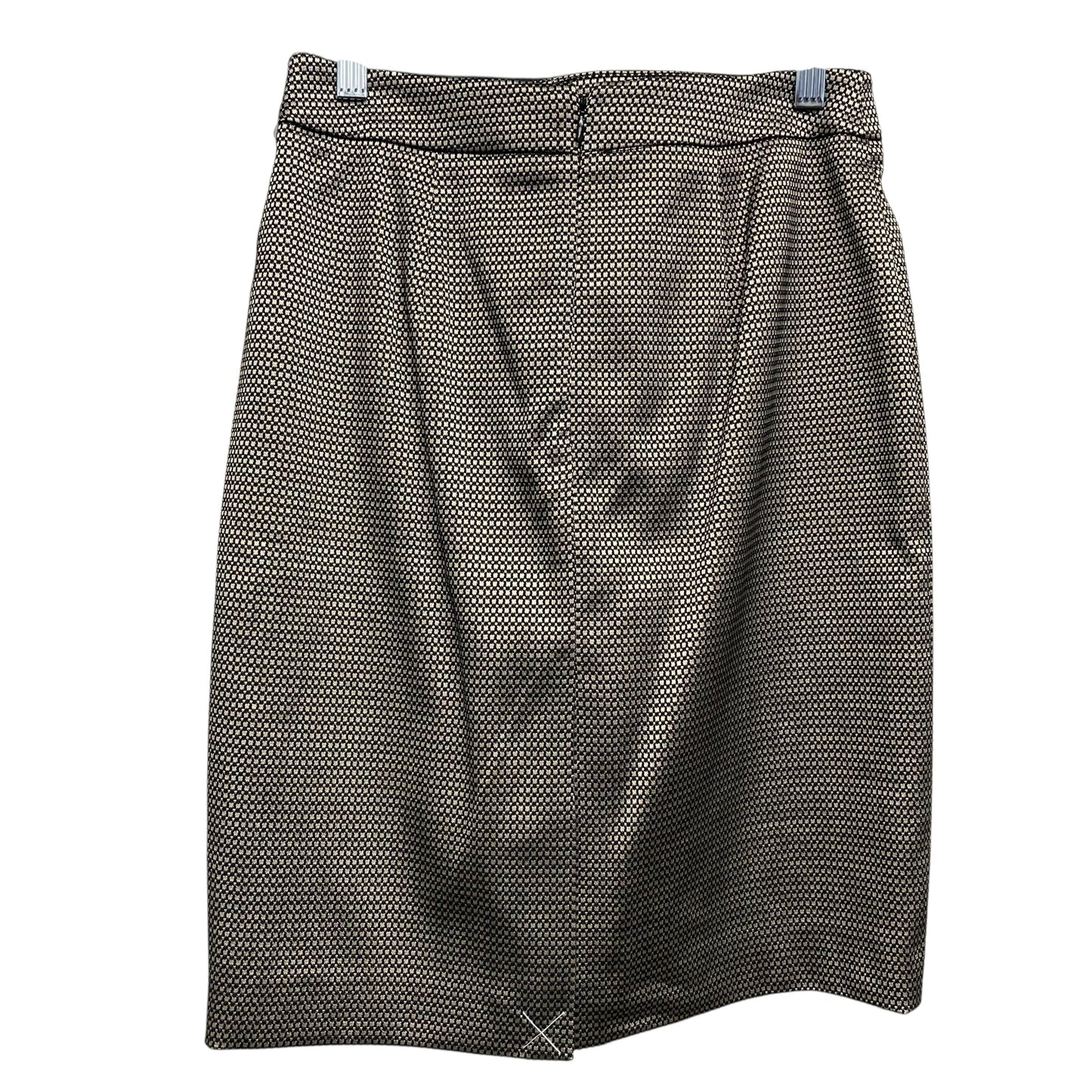 Skirt Mini & Short By Ann Taylor In Gold, Size:4P