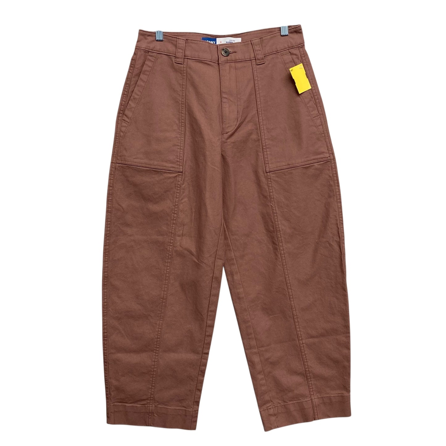 Jeans Straight By Old Navy In Brown, Size:6