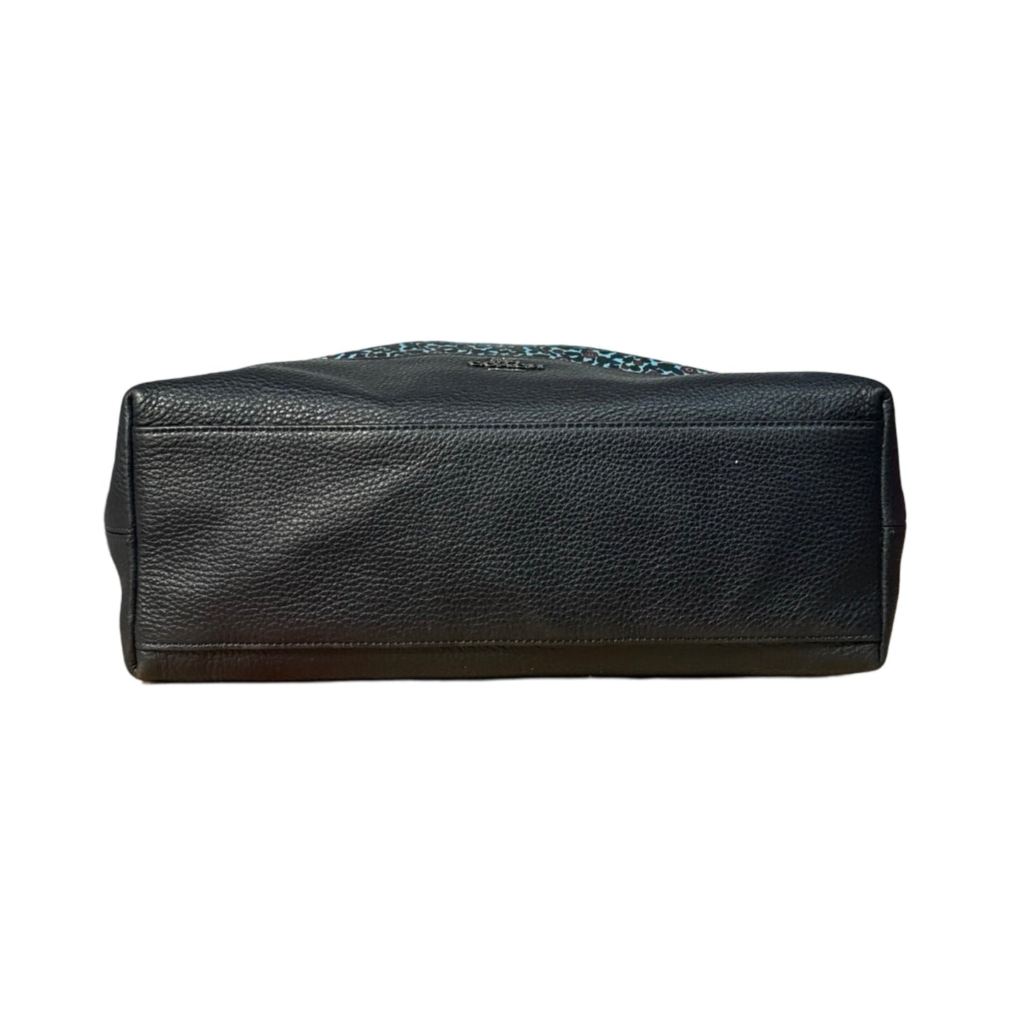 NWT Blue & Black Multicolored Handbag Coach, Size Large