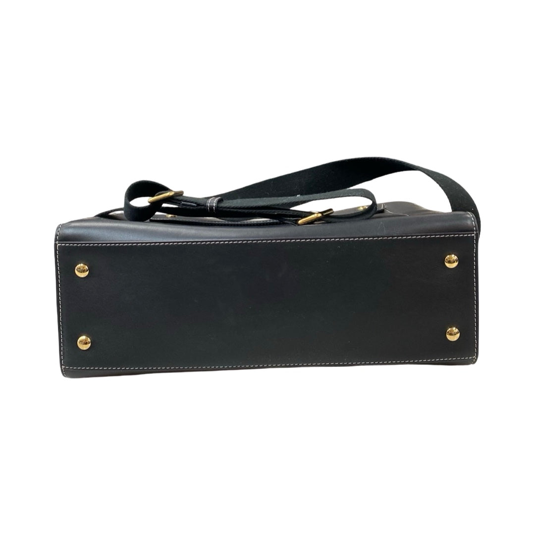 Handbag Luxury Designer By Burberry In Black, Size:Large