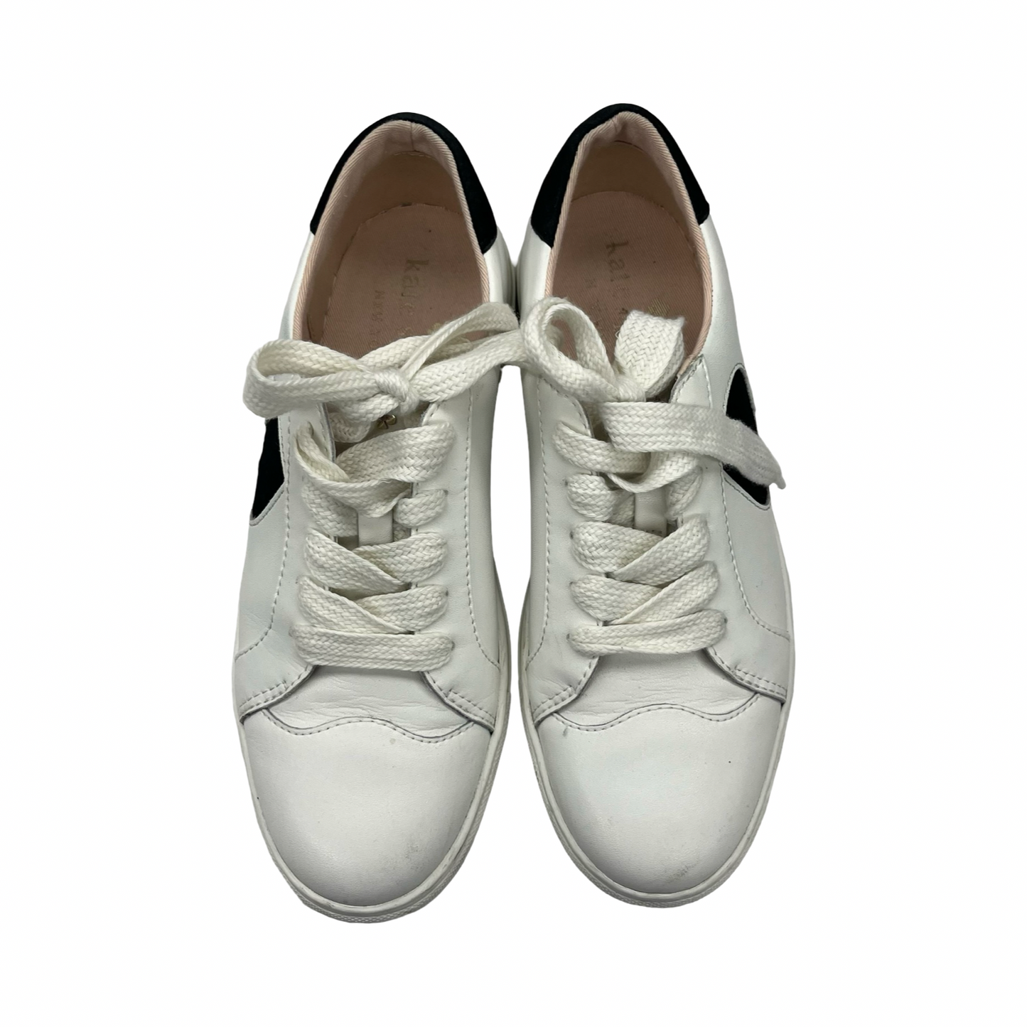 Shoes Designer By Kate Spade In Black & White, Size:8