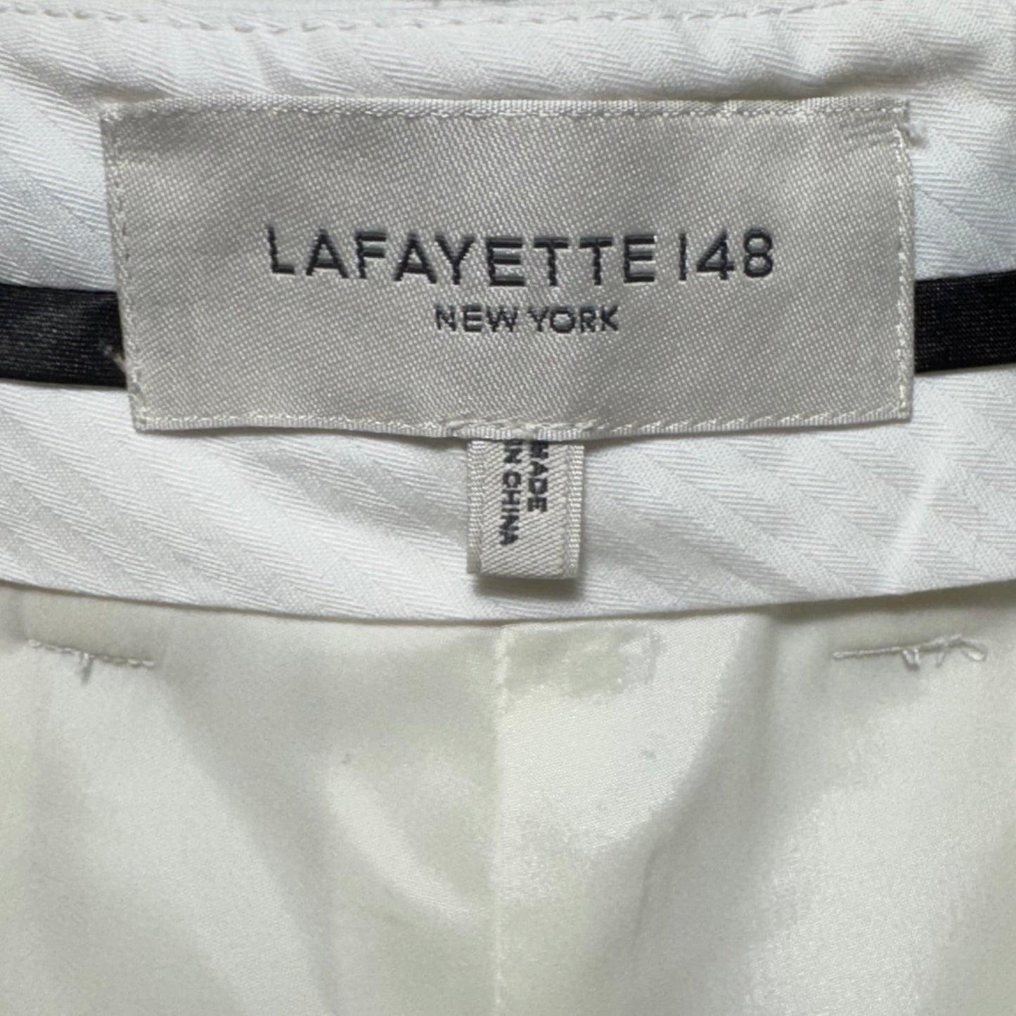 Pants Designer By Lafayette 148 In White, Size: 14