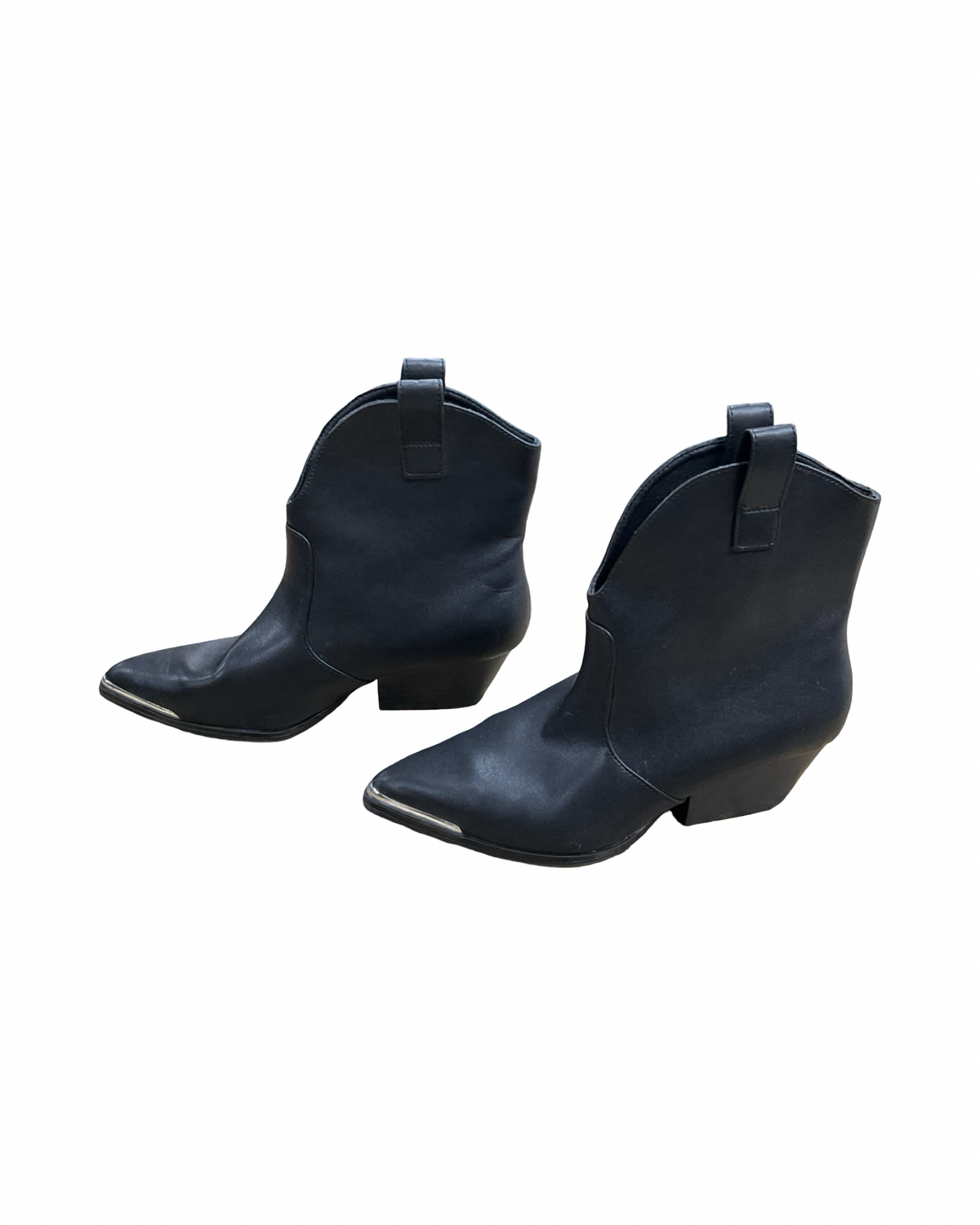 Boots Ankle Heels By Universal Thread In Black, Size:7.5