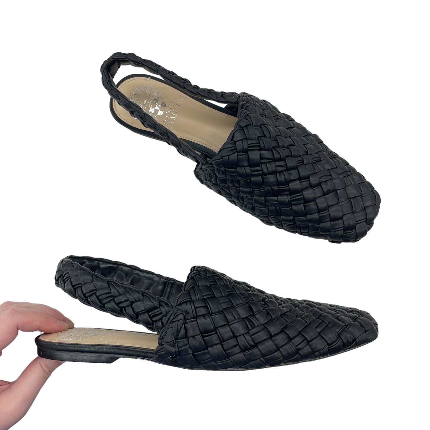 BLACK SHOES FLATS by VINCE CAMUTO Size:8.5