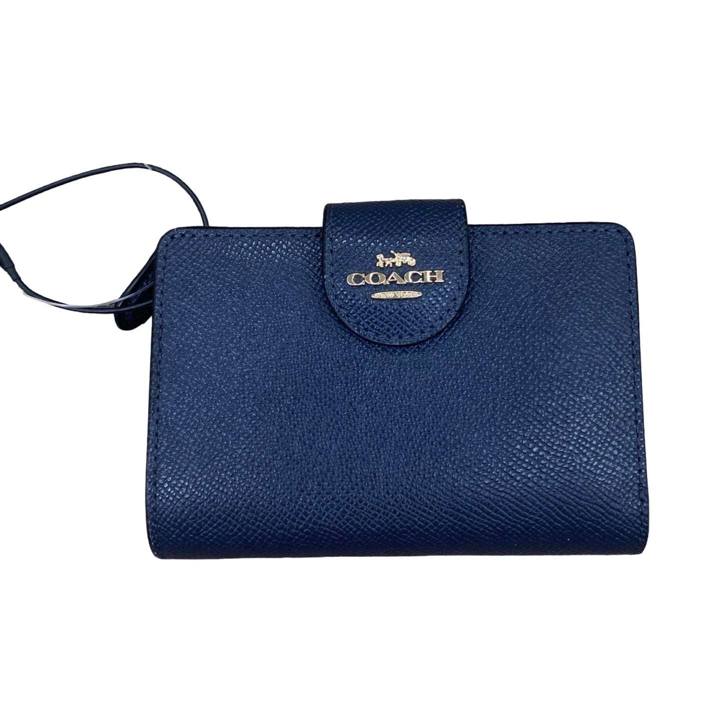 Wallet Designer By Coach In Navy, Size:Small