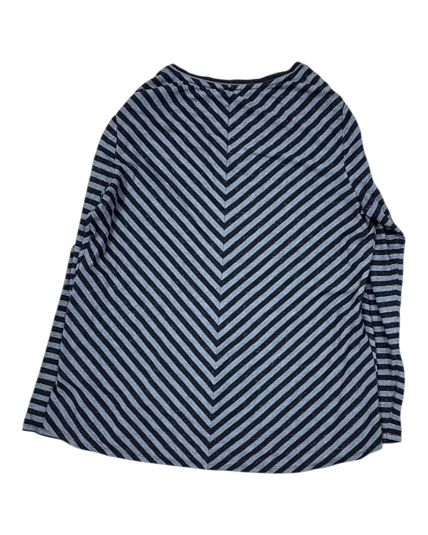 Top Ls By Apt 9 In Black & Grey, Size:Xl