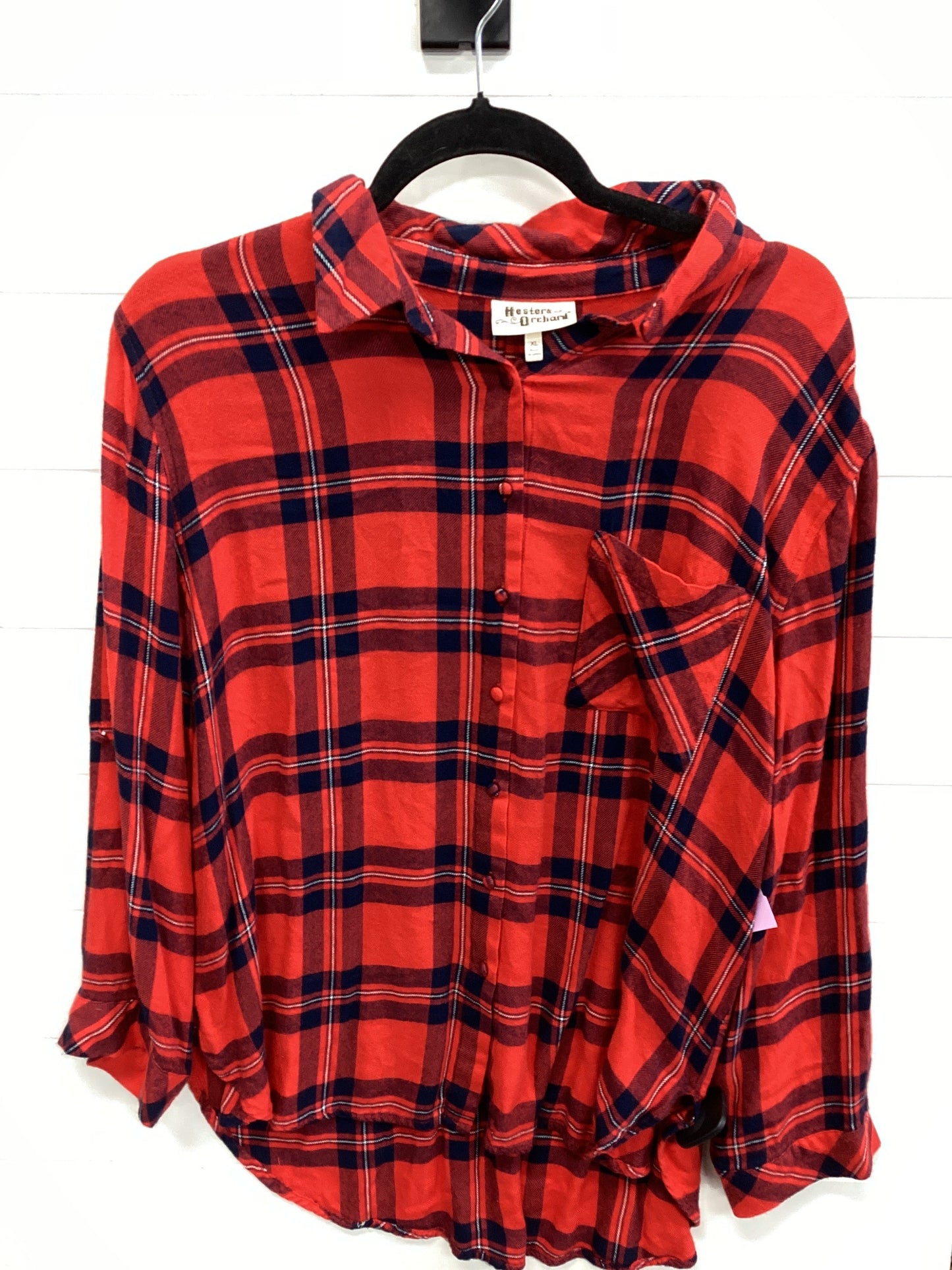 Top Ls By Clothes Mentor In Red, Size:Xl