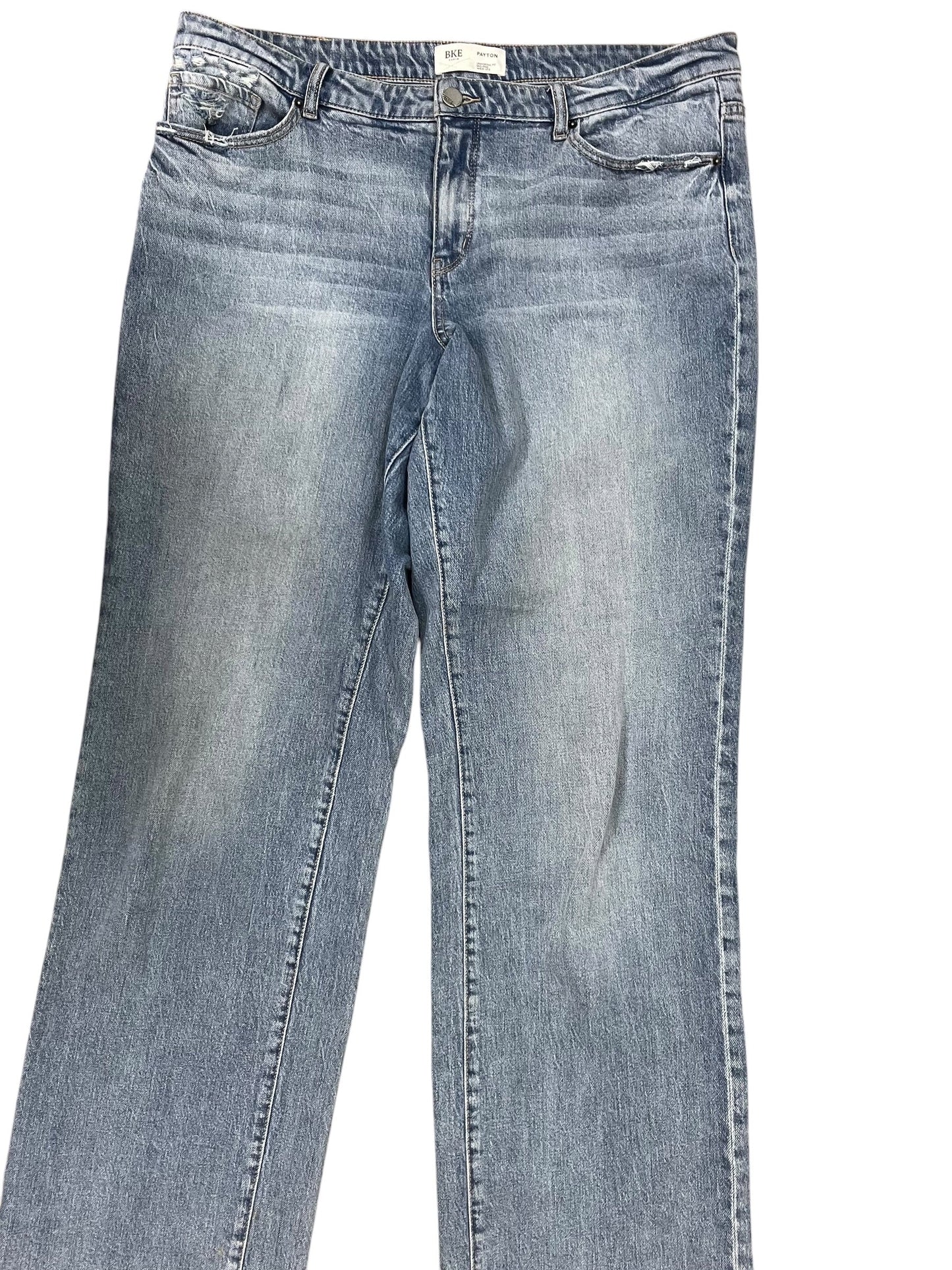 Jeans Wide Leg By Bke In Blue Denim, Size:16