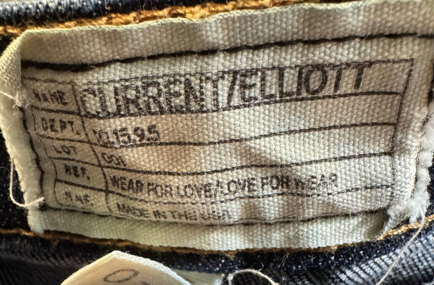 Jeans Boot Cut By Current/elliott In Blue Denim, Size: 8