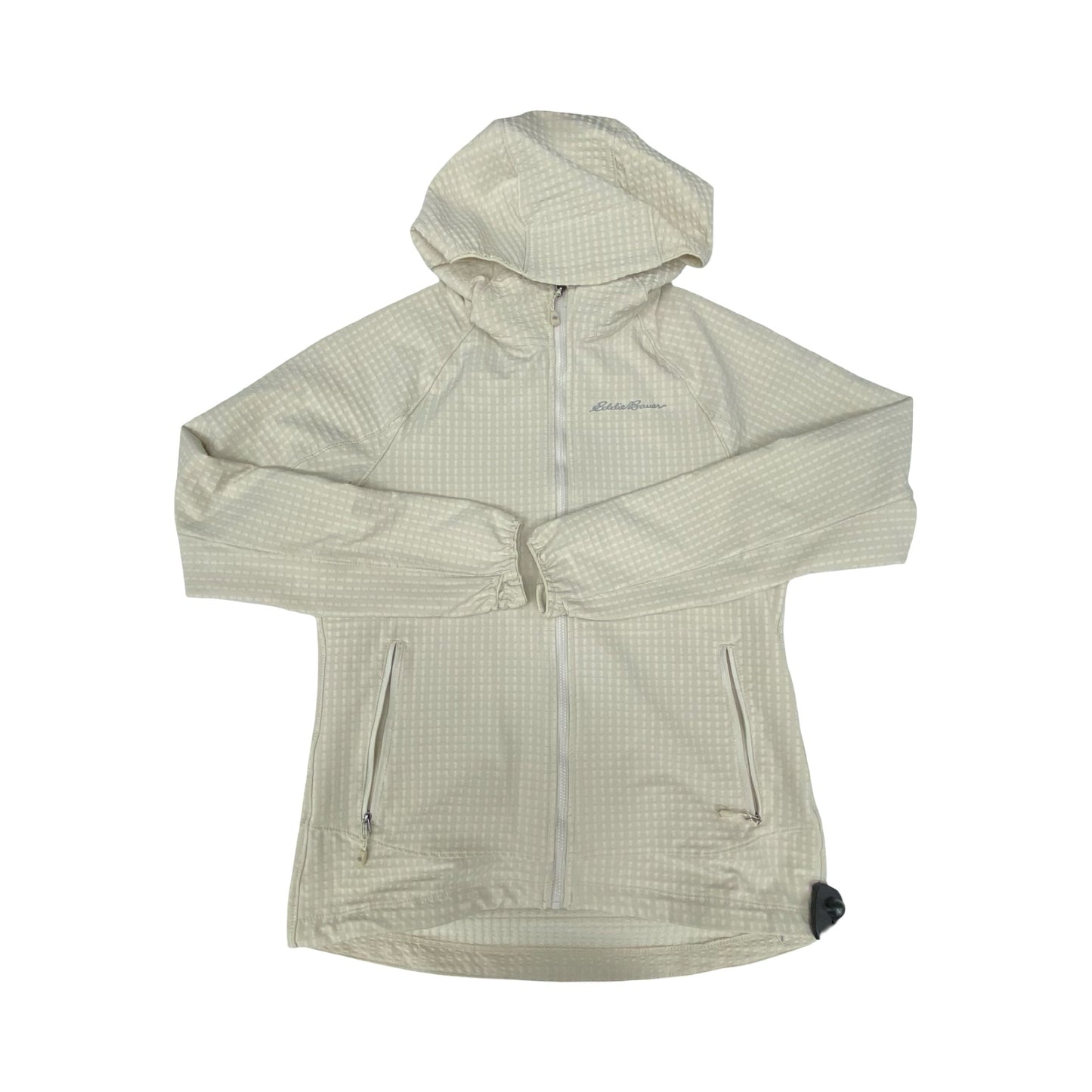 Athletic Jacket By Eddie Bauer In Beige, Size:S