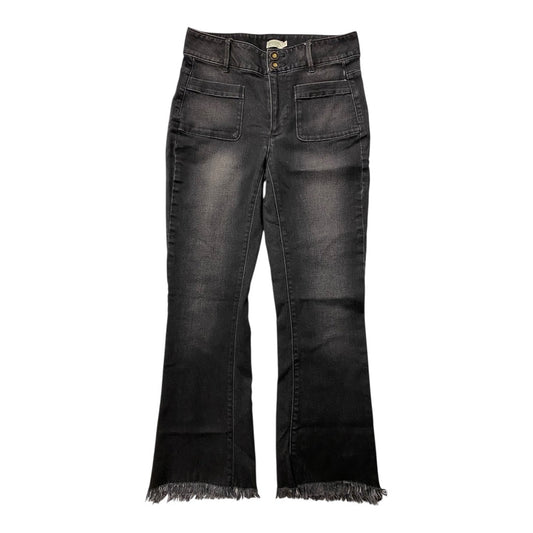 Jeans Flared By Spartina In Black Denim, Size:0