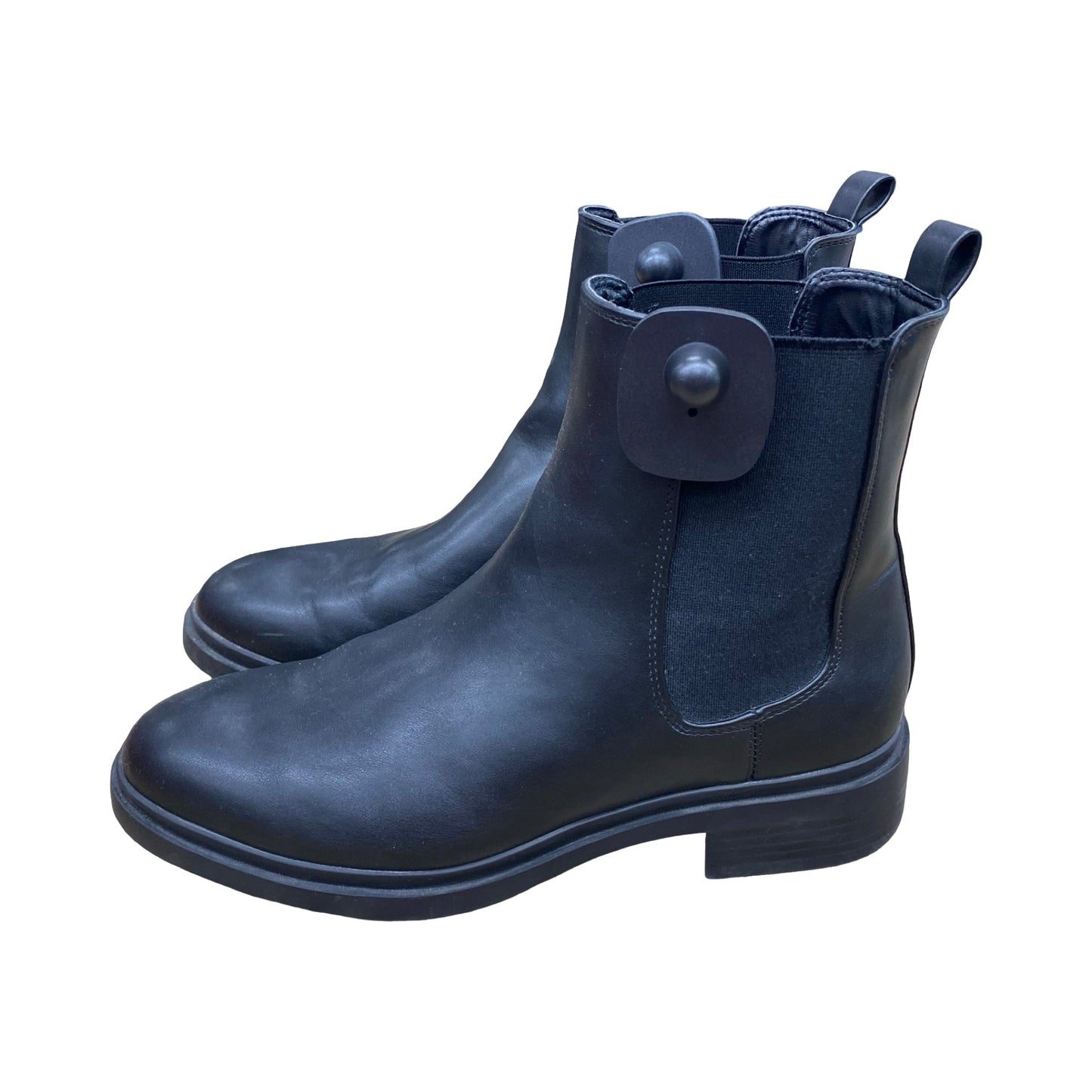 Boots Ankle Flats By Cmc In Black, Size:8.5