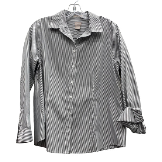 Top Ls By Chicos In Grey, Size:S