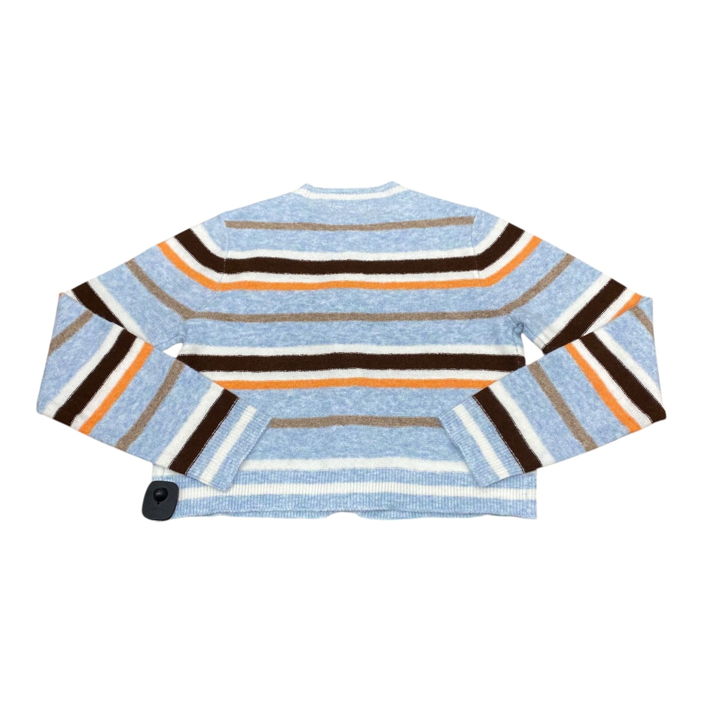 Sweater Cardigan By Central Park West In Striped Pattern, Size:M