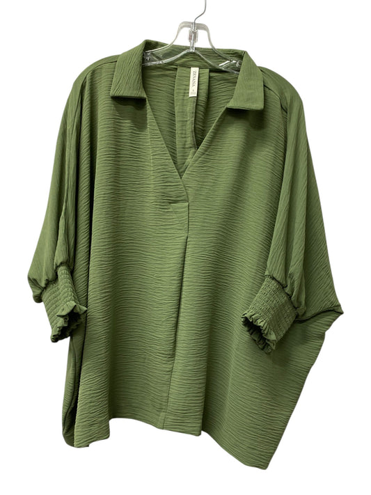 Top Ls By Zenana In Green, Size:S