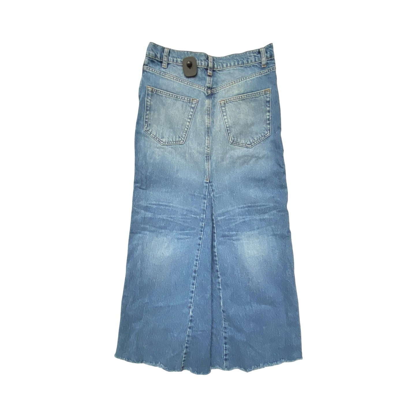 Skirt Designer By Reformation In Blue Denim, Size:4