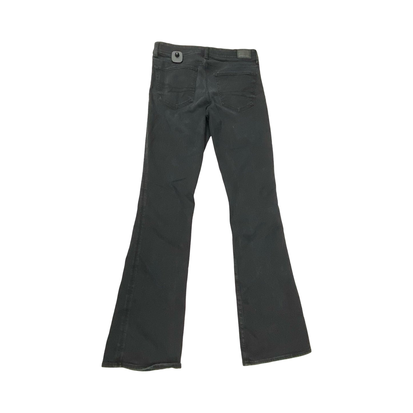 Jeans Flared By American Eagle In  Dark Grey Denim, Size:6