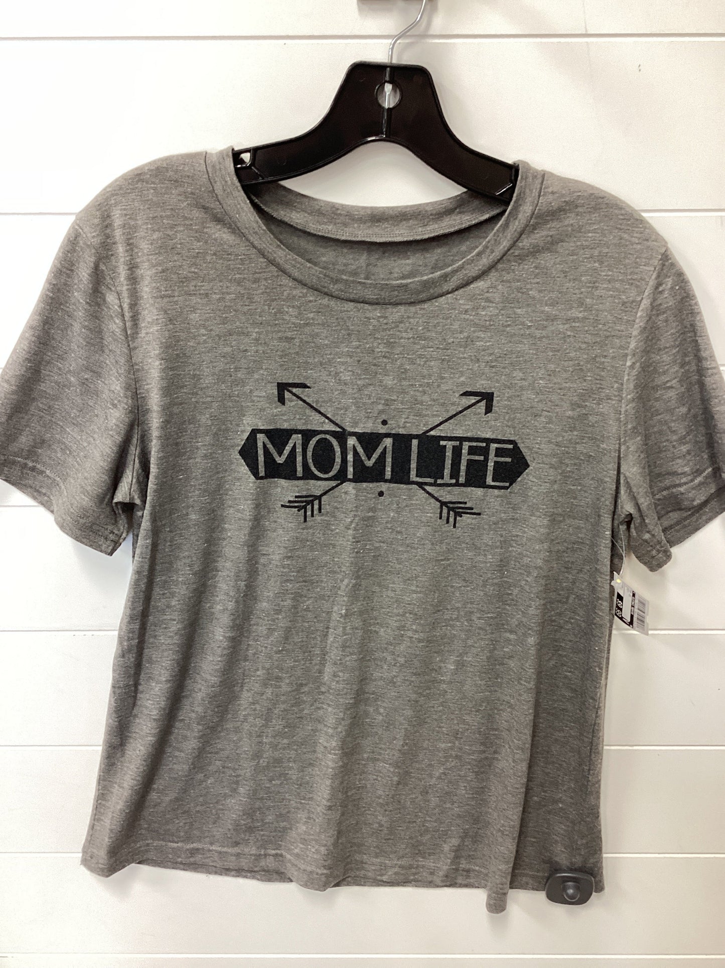 Top Ss By Clothes Mentor In Grey, Size:M