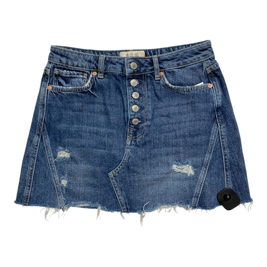 Skirt Mini & Short By We The Free In Blue Denim, Size:6