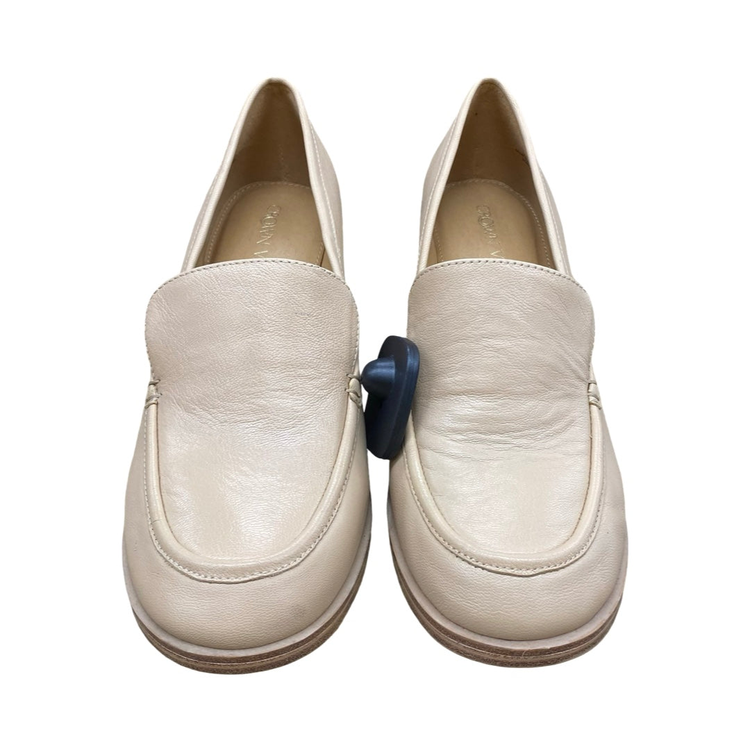 Shoes Heels Block By Crown Vintage In Beige, Size:9