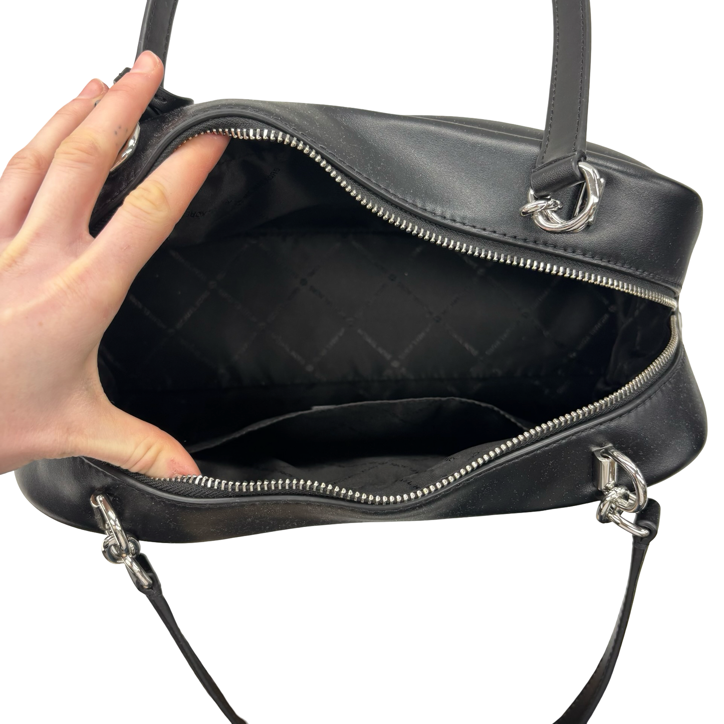 Handbag Designer By Michael Kors In Black, Size:Medium