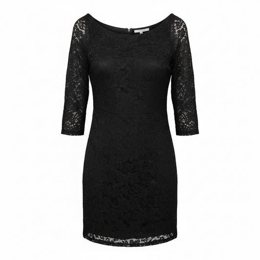 Dress Designer By Diane Von Furstenberg In Black, Size: S