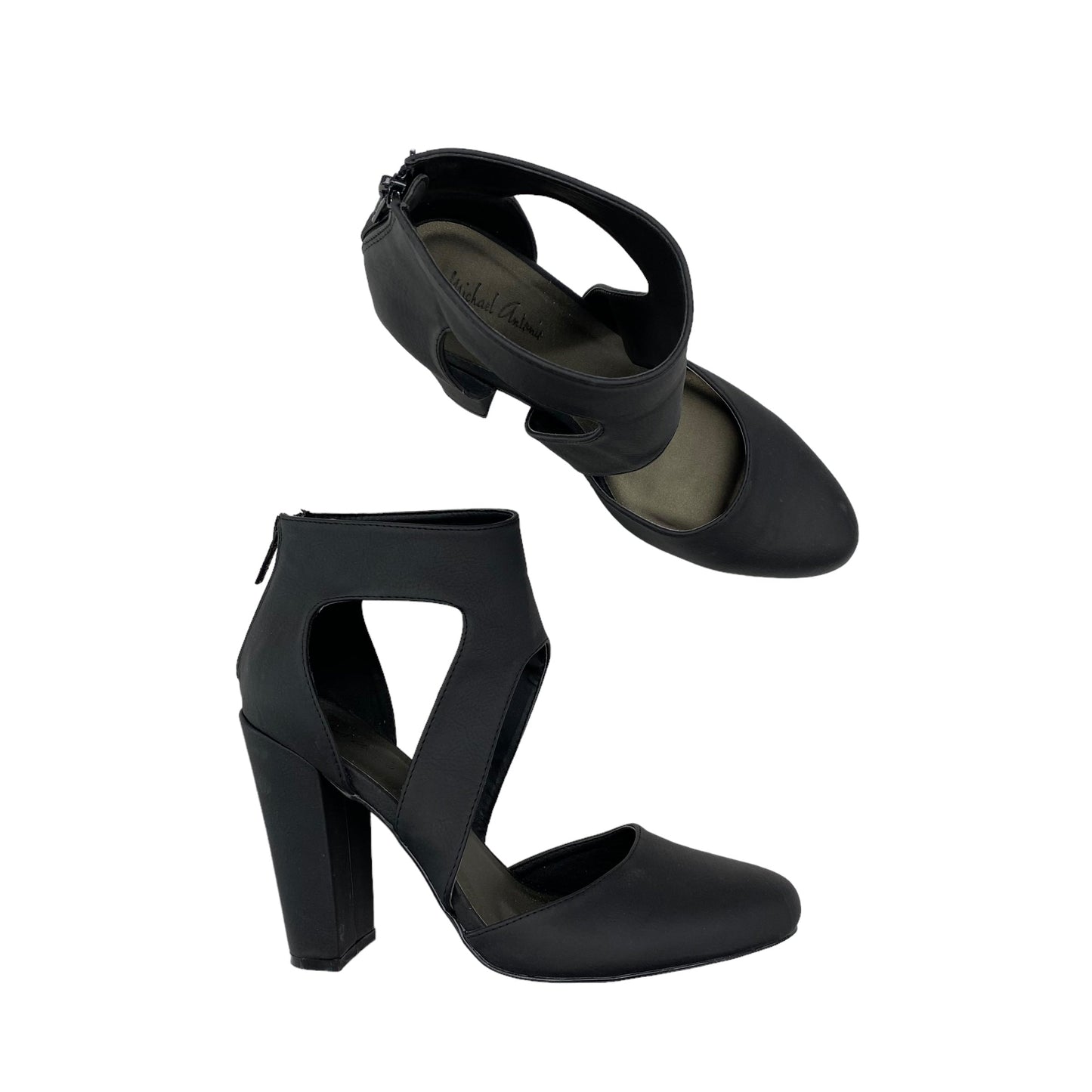 BLACK SHOES HEELS PLATFORM by MICHAEL ANTONIO Size:11