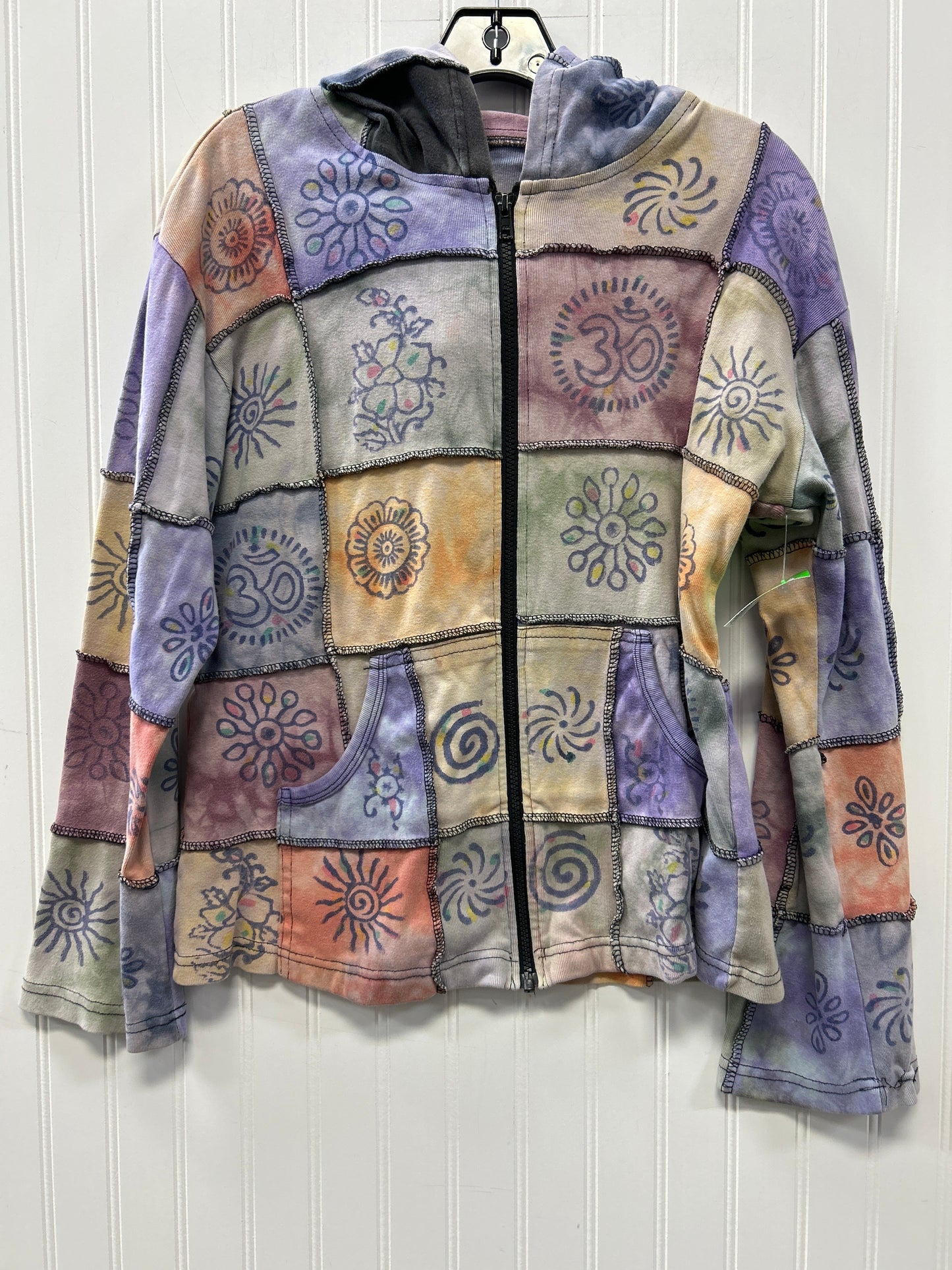 Sweatshirt Hoodie By Clothes Mentor In Purple, Size:S