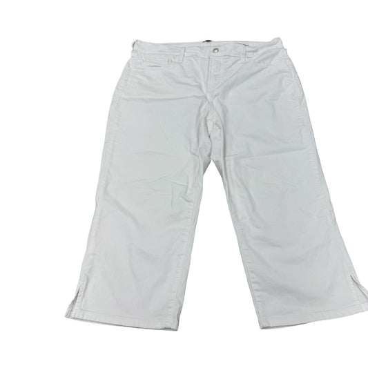 Jeans Cropped By Not Your Daughters Jeans In White, Size:14L