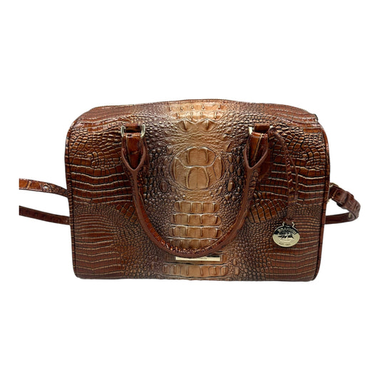 Handbag Designer By Brahmin In Brown, Size:Medium