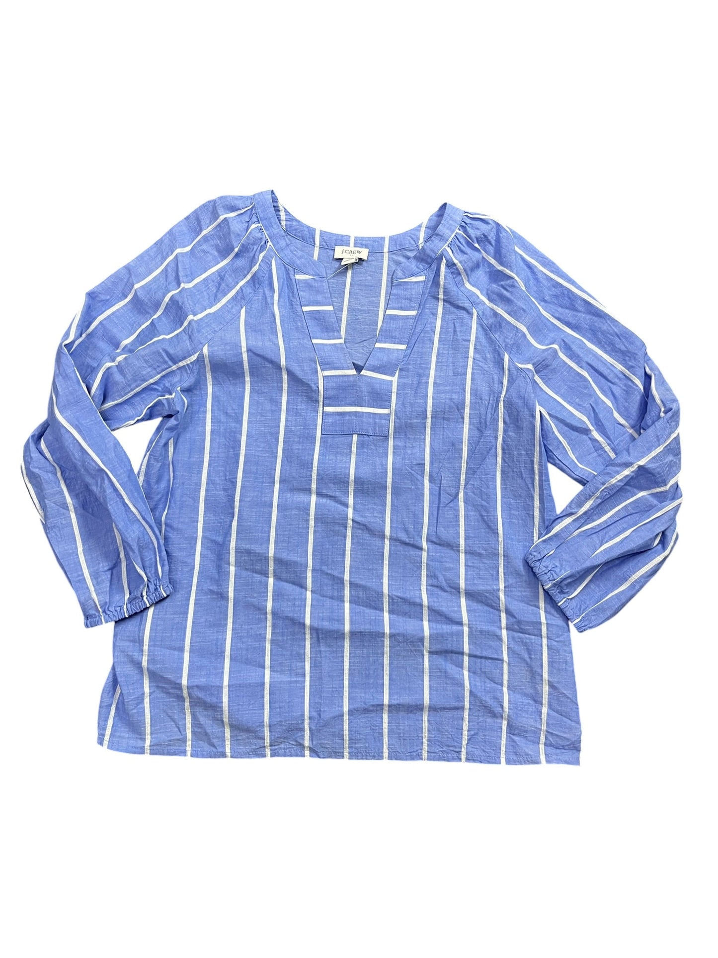 Blouse Ls By J. Crew In Blue, Size:Xs