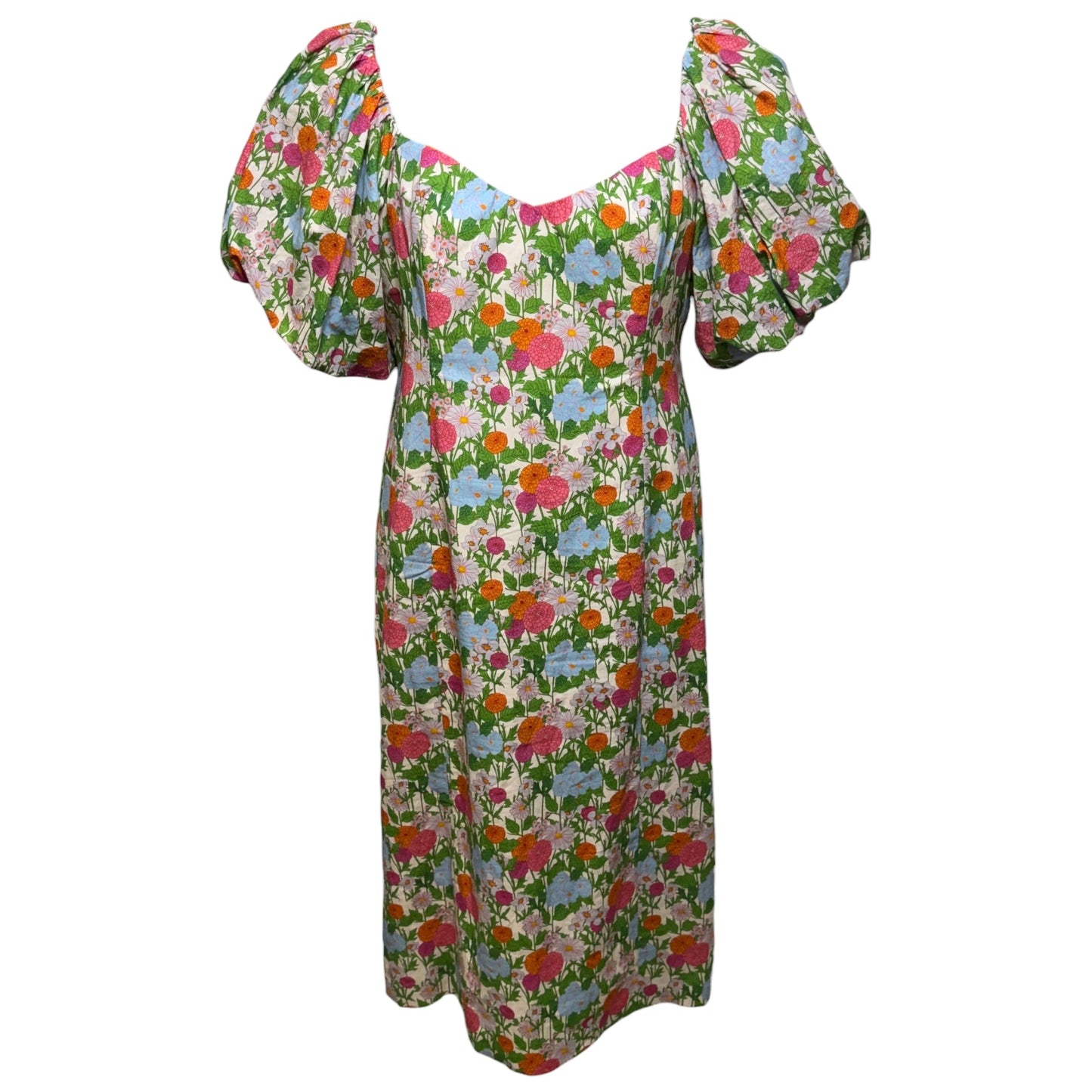 Dress Casual Midi By Hyacinth House In Floral Print, Size: XL