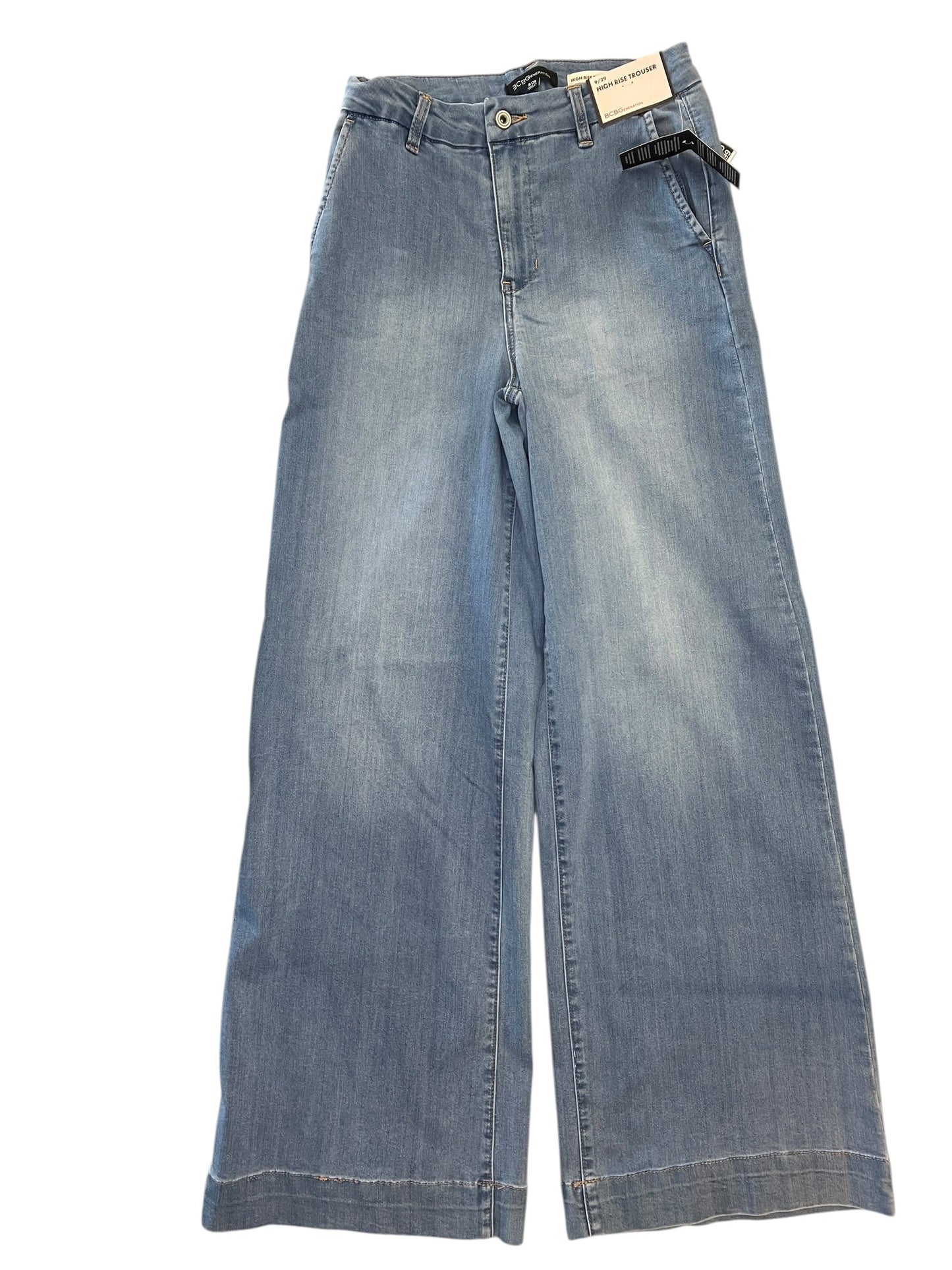 Jeans Wide Leg By Bcbgeneration In Blue, Size:8