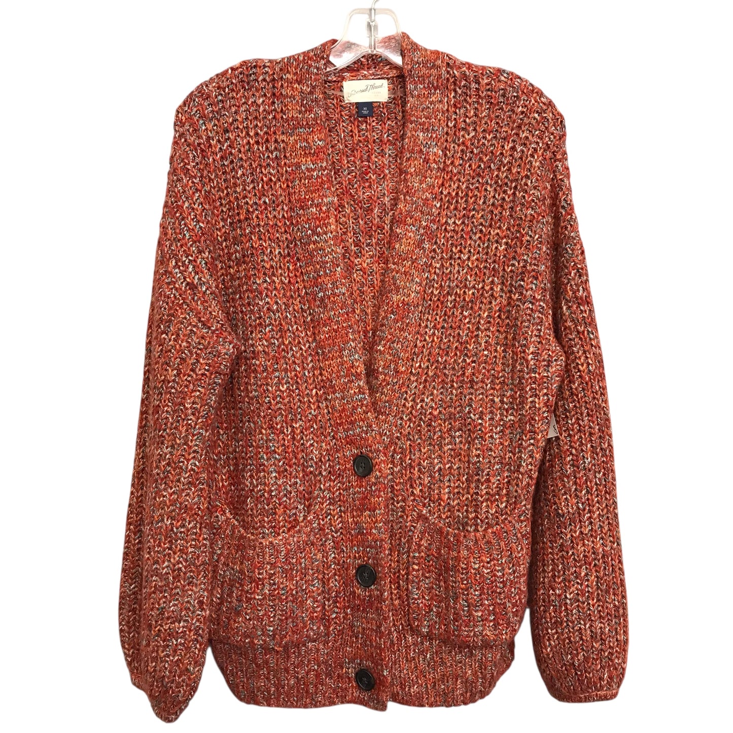 Cardigan By Universal Thread In Orange, Size:Xs