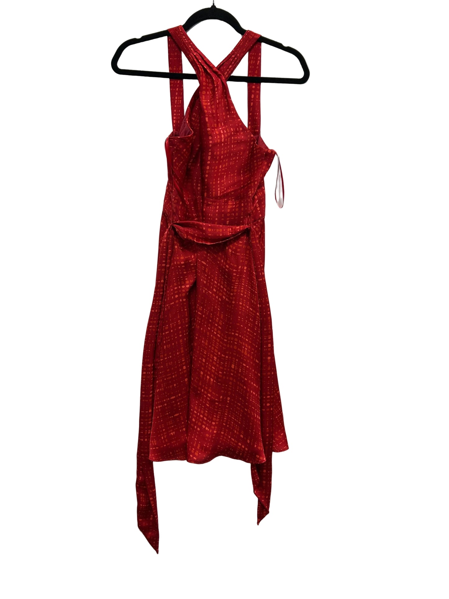 Dress Casual Midi By White House Black Market In Red, Size:2
