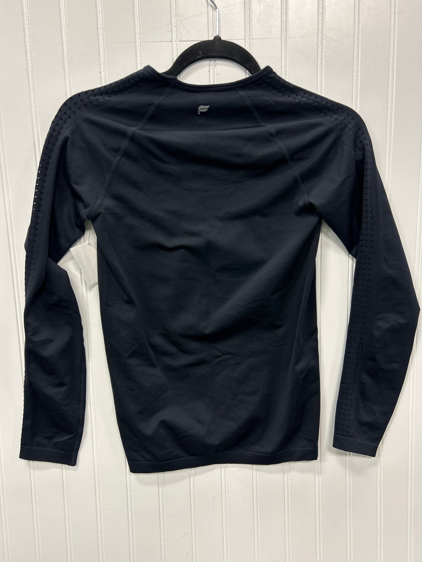Athletic Top Ls Crewneck By Fabletics In Black, Size:M